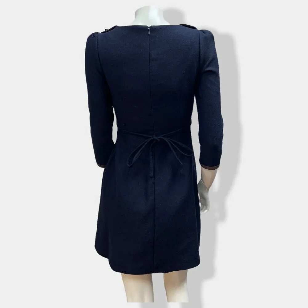 MCGINN‎ Navy Military Style Dress